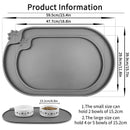 Pet Placemat Dog Food Mat Cat Bowl Pad Puppy Waterproof Feeding Mat Prevent Food Water Overflow Silicone Pet Supplies
