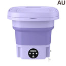 8L Small Folding Washing Machine Portable Washing Machine  Automatic Modes Laundry Clothes Laundry Bucket Washing Machine