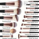 Professional 3-20PCS Makeup Brushes Set Eyeshadow Foundation Concealer Blending Blush Brush Kabuki Soft Fluffy Women Beauty Tool