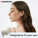 Monster N-lite 207 Bluetooth 5.4 Earphones Wireless Headphone with Mic Waterproof Touch Control Earbuds IPX5 ENC Noise Reduction