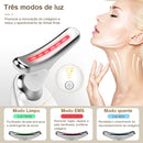 Facial Massager EMS Facial Microcurrent Anti-aging Facial Massager Red Light Therapy Skin Tightening Neck Face Lifting Massager
