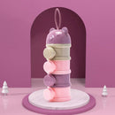 Storage Three/Four Tier Portable Food Container Powder Milk Powder Carton Dispenser Spill Resistant Suitable for 1 to 6 Years Ol