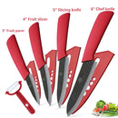 Ceramic Knives Kitchen knives Set 3 4 5 6 inch Chef knife Cook Set Chef Utility Slicer Vegetable Peeler White Zirconia Blade