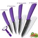 Ceramic Knives Kitchen knives Set 3 4 5 6 inch Chef knife Cook Set Chef Utility Slicer Vegetable Peeler White Zirconia Blade