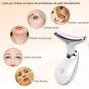 Facial Massager EMS Facial Microcurrent Anti-aging Facial Massager Red Light Therapy Skin Tightening Neck Face Lifting Massager