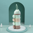 Storage Three/Four Tier Portable Food Container Powder Milk Powder Carton Dispenser Spill Resistant Suitable for 1 to 6 Years Ol