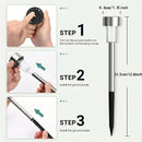 Outdoor Solar Lights Garden Lamp Solar Powered Waterproof Landscape Path LED Light for Yard Backyard Lawn Patio Decorative