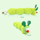 Cat Toys Plush Caterpillar Scratch Resistant And Bite Resistant Filled With Catnip Self Healing Cat Toys Simulation Pillow